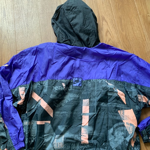 Nike Vintage 80s-90s Grey Tag track jacket RARE European import XL - Picture 5 of 7